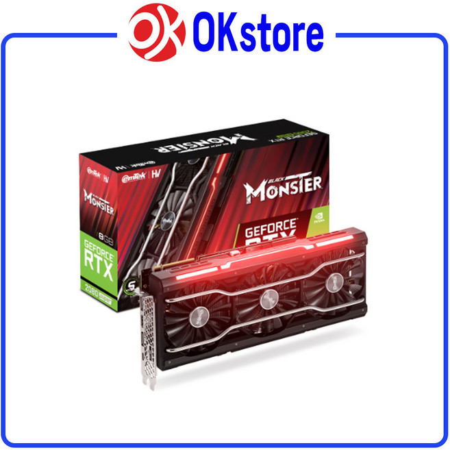 이엠텍 GEFORCE RTX 2080 SUPER BLACK MONSTER D6 8GB그래픽카드