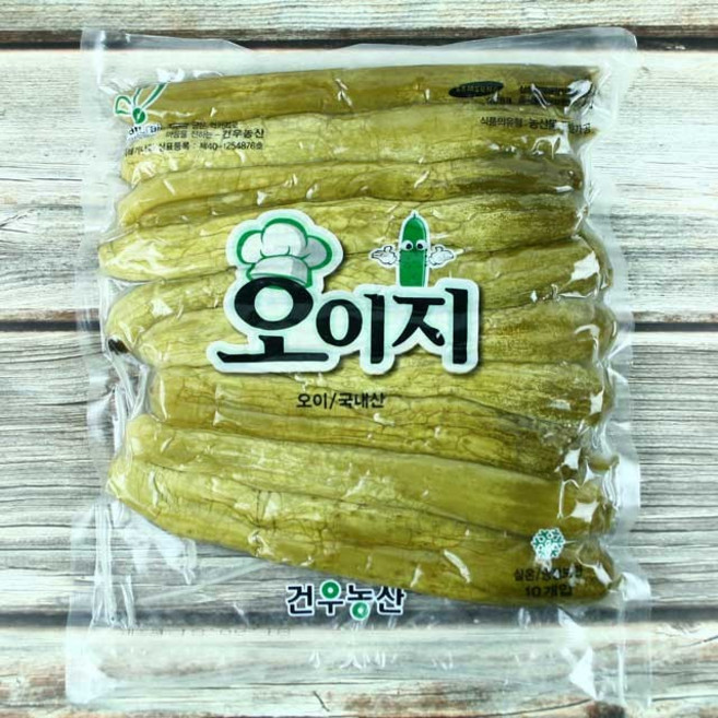 자연미가 국내산 오이지 250g(3개입) - 1.2kg(10개입), 1개