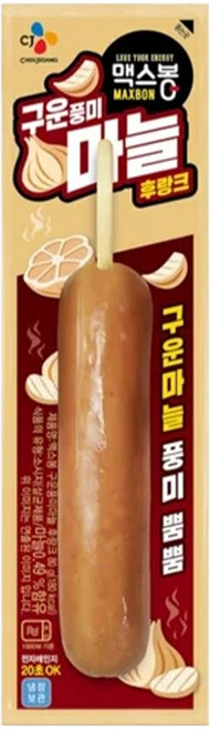 CJ 맥스봉 구운풍미 마늘 후랑크, 30개