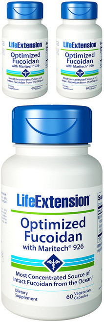 LIFE EXTENSION 優化褐藻醣膠素食膠囊, 60錠, 3個