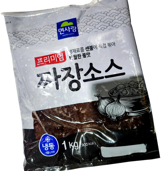 면사랑 짜장 소스 냉동 1kg 중식 볶음 간편식, 1개