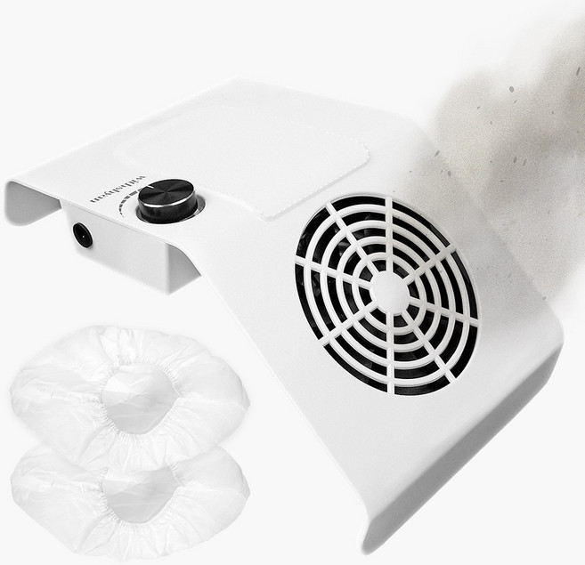 위드샨 프로 네일 흡진기 쏙오프가루 초강력 먼지 흡입기 (더스트필터 2ea 포함), 1개