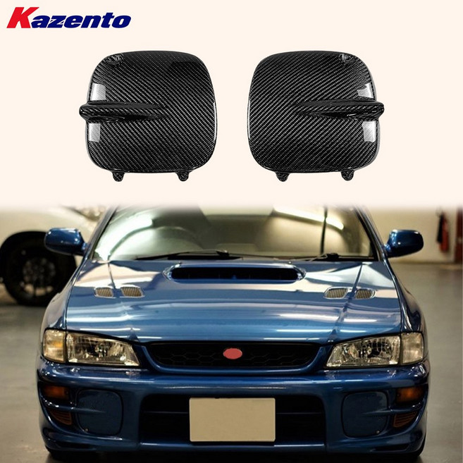 탄소 안개등 커버 패널 스바루 임프레자 GC8 GF 세단 WRX STI 1998-2000
