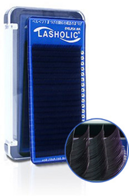 래쉬홀릭 에어래쉬 [J컬 JC컬 C컬] / 속눈썹연장 가벼운 가속눈썹, J컬, 0.10, 9mm, 1개