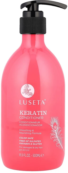 루세타 뷰티 케라틴 컨디셔너 손상되고 건조한 모발용 500ml (16.9 fl oz) LBY-00499 - 쿠팡