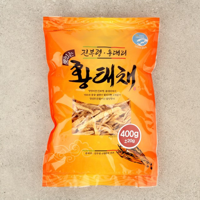 [오초록] 용대리 진부령 황태채 400g, 1개