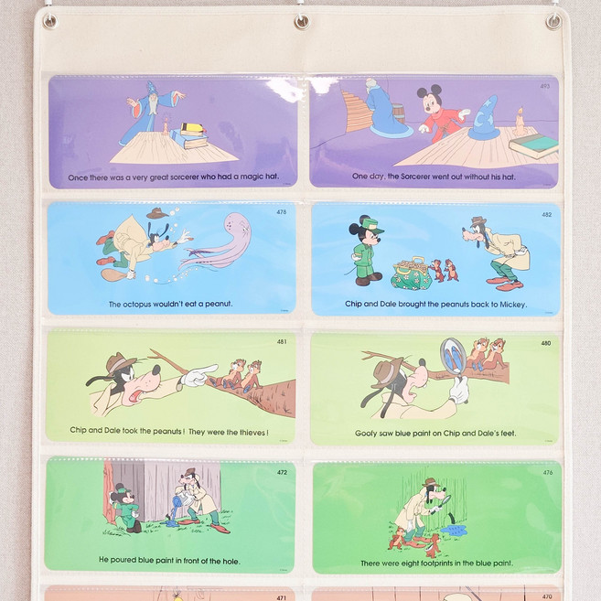 마이포켓 학습 포켓 차트 벽걸이 수납 투명 전면 책꽂이 책장 책육아 유아 언어 교육 정리, 타입8, 1개