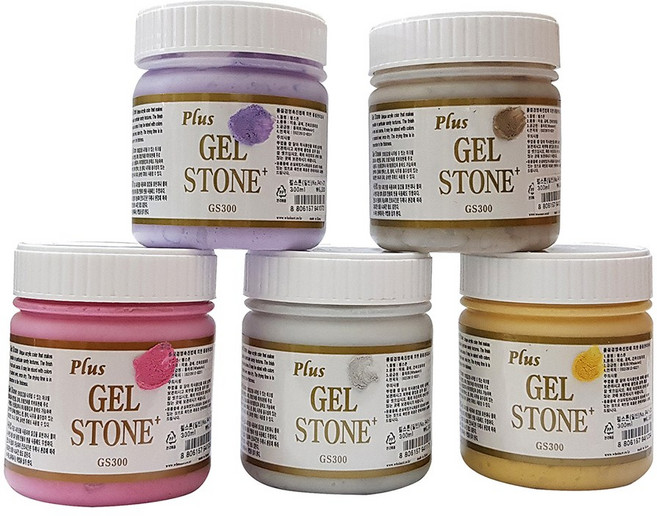 홀아트 플러스 젤스톤 300ml 스페셜 굵은입자 낱색 색상선택, P42_01흰색