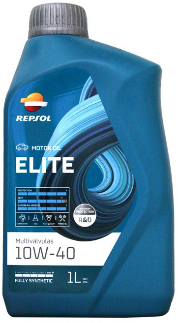 REPSOL Elite Multivalvulas 10W40 全合成機油, 1個, 新包裝