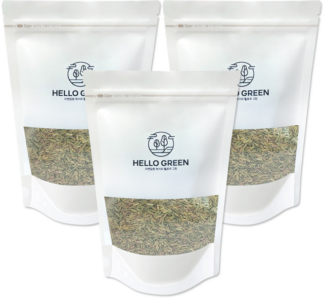 헬로우그린 산미나리 씨앗 400g(팩) 회향/펜넬씨드, 3개, 400g, 1개입