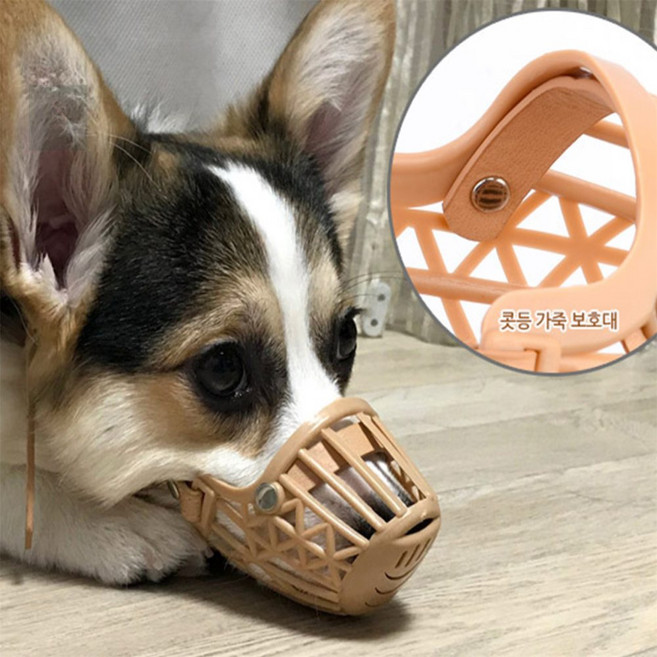 정우스토어 애견용 입마개 중형견입마개, 4호