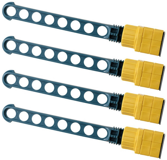 모노치 창틀 옷걸이 빨래건조대, 네이비, 4개