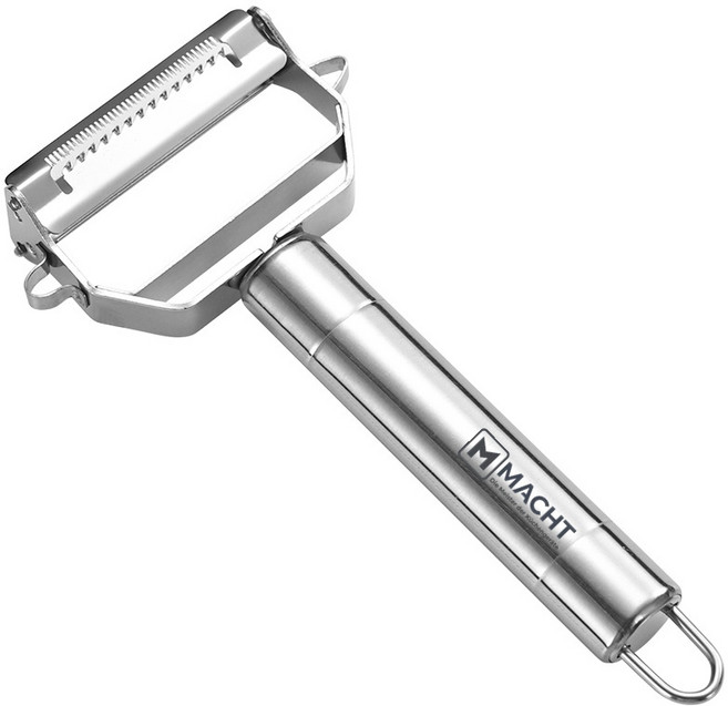 마흐트(MACHT) 파흐만 2in1 만능 필러 채칼 감자칼, 1개, 실버