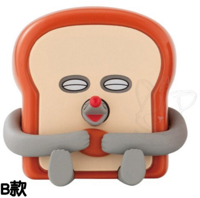 BANDAI 麵包小偷扭蛋公仔, 1個, B款/吃東西21A16