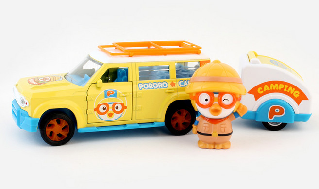 뽀로로 캠핑 카라반 / 캐릭터 미니 캠핑카, 단품, 1개