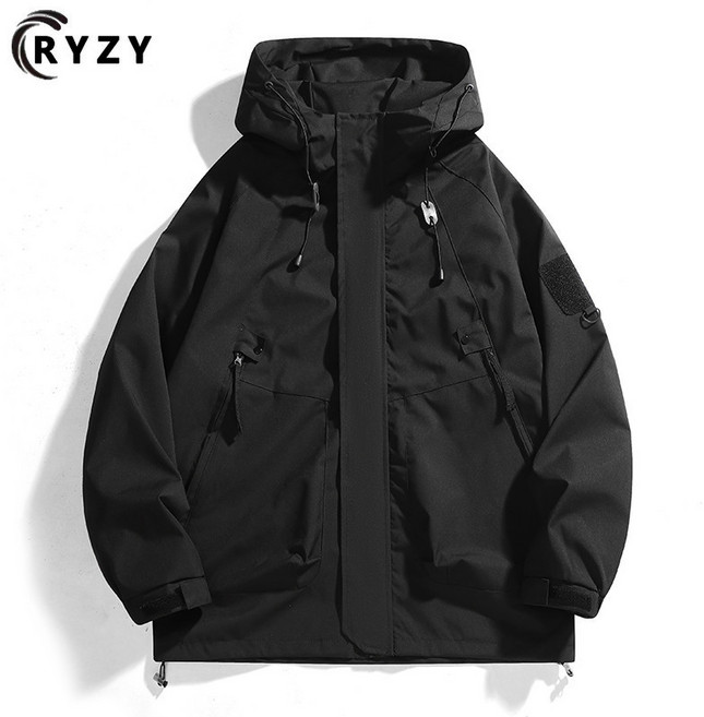 RYZY 美式工裝衝鋒衣 戶外登山防風防水外套