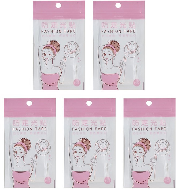케이홈 옷 고정 테이프 의류용 양면 맵시 속옷 가슴 치마 노출 방지, 상세페이지 참조, 1세트
