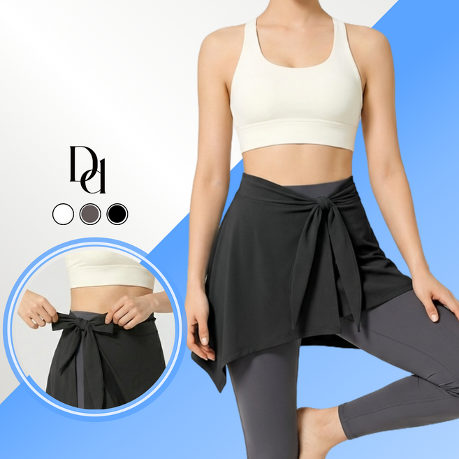 드로우데이즈 레깅스 힙커버 요가 필라테스 Y존 엉덩이 가리개 스커트