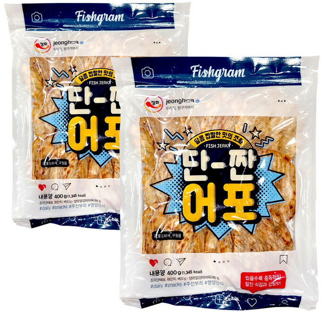 단짠어포 400g, 2개