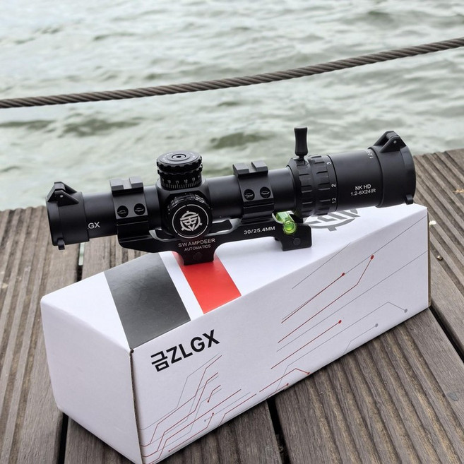 6배 스코프 HD미러 조준 부품 장치 고정 에땁, 1개, 지롱 1.2-6x