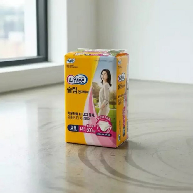 라이프리 슬림언더웨어 중형16x2 속옥처럼 티나지않게 착용감, 대형, 16개입, 1개