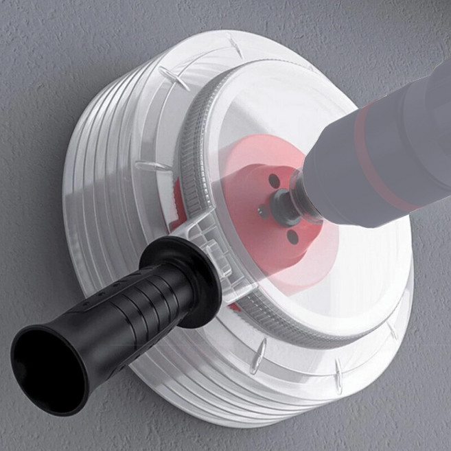 아이베란다 분진커버 홀쏘 집진기 먼지 벽 천장 구멍 타공 장치 160mm, 1개