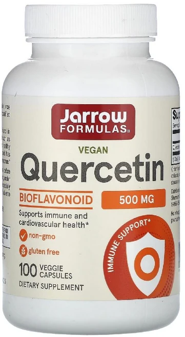 비건 퀘르세틴 500mg 100베지캡슐 자로우 Quercetin, 1개, 120g, 100정 - 쿠팡