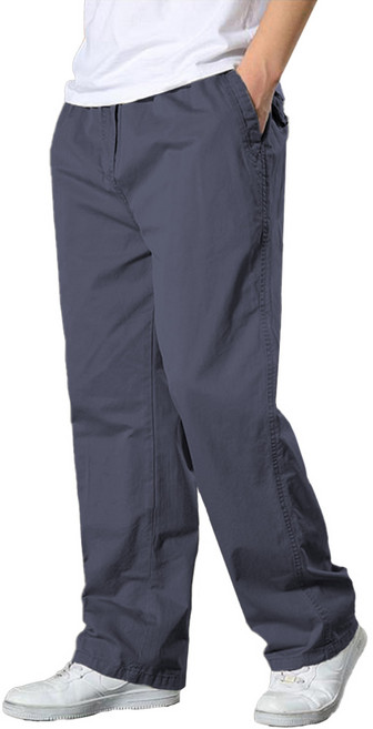 민트스쿨 캐주얼 빅사이즈 밴딩 통바지 와이드 팬츠 30~44인치까지