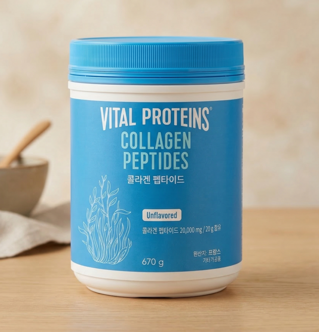 [미리네상점] 바이탈 프로틴 콜라겐 펩타이드 대용량, 670g, 1개