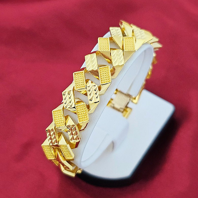 스타일돈나 24k 마제스틱 8각 순금 체인 팔찌 37.5g /56.25g