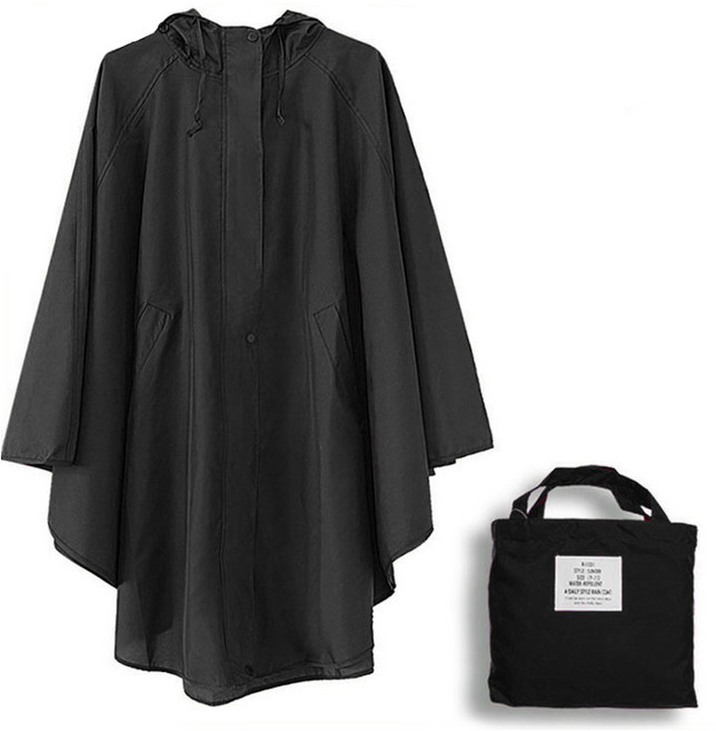 스토리원 여성 망토 후드 우비 우의 레인코트 레인자켓 URJ010