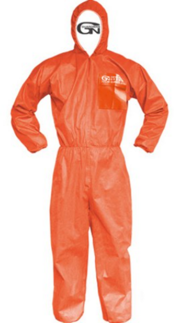 가드맨 일회용 SMS 원피스 작업복 24p, 03 (ORANGE)주황, 20개