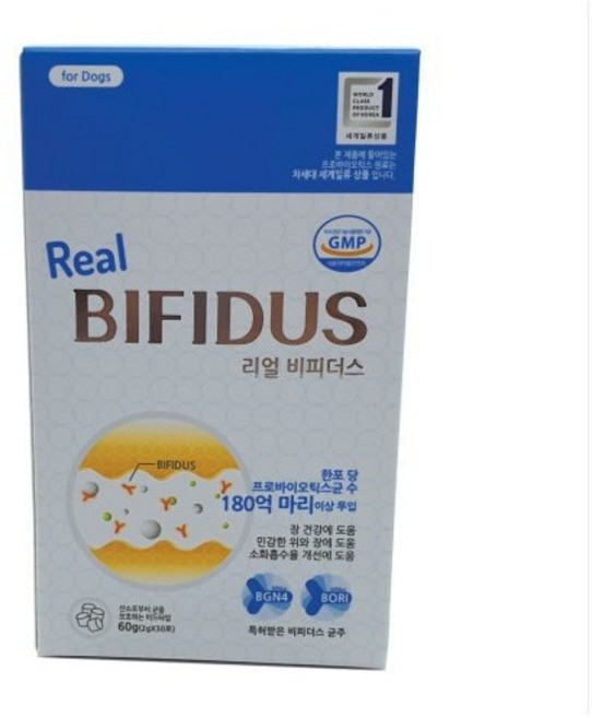 리얼비피더스 강아지 영양제, 30회분, 장건강/유산균, 1개
