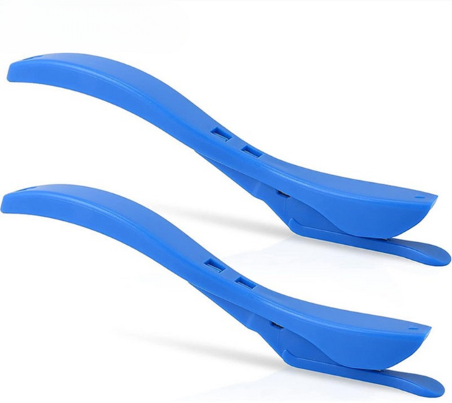 포장지 커팅기 손잡이가 있는 필름 종이 커터기, 2세트, 블루