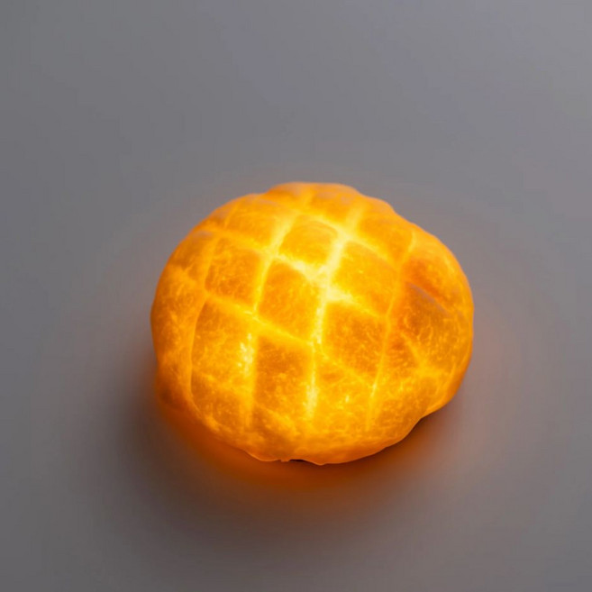 팜프쉐이드 크루아상 빵 샌드위치 크라상 램프 조명, 1개, 메론빵 전지형