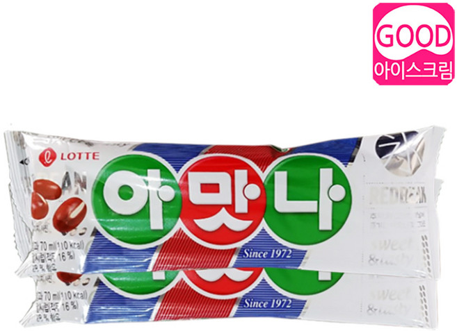 롯데푸드 아맛나 한박스 아이스크림, 40개, 70ml