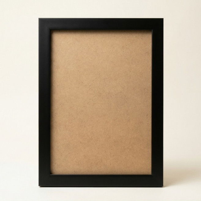 심플 슬림 사각 아크릴 액자 상장 사진 포스터 증명서 인증서, 1개, 블랙