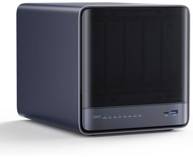미니스포룸 N5 프로 5베이 데스크톱 AI NAS AMD 라이젠 9 HX PRO 370 12코어24T CPU 128GB SSD 1x10GbE 1x5GbE 1xM.22xU.2M., N5 Pro(0+128G)