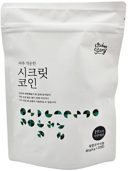 키친스토리 시크릿코인 아주개운한 코인육수 (4g x 20개입) 빅마마 TS, 4g, 1개