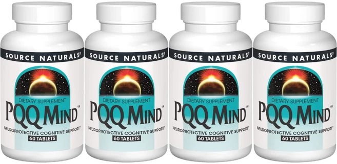 Source Naturals 소스내추럴스 PQQ 마인드 테블릿, 4개, 60정 - 쿠팡