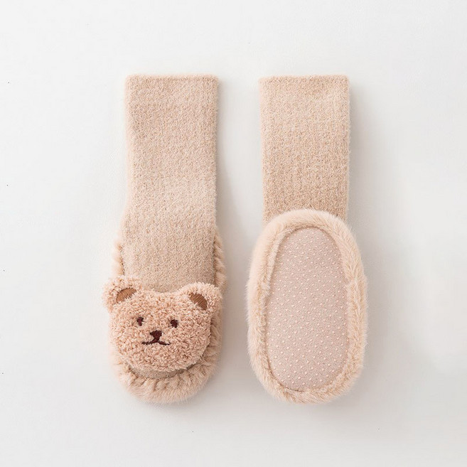 스타도어 신생아용 귀여운 곰돌이 보온 양말