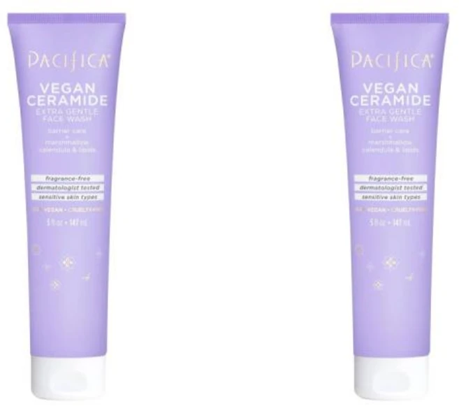 Pacifica 퍼시피카 비건 세라마이드 베리어 리페어 페이스 워시 148ml 2팩 - 쿠팡
