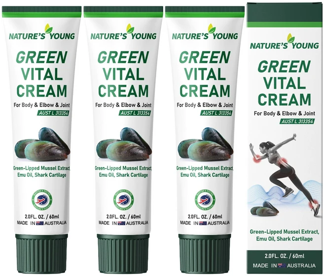 네이쳐스영 그린 바이탈 크림, 3개, 60ml - 쿠팡