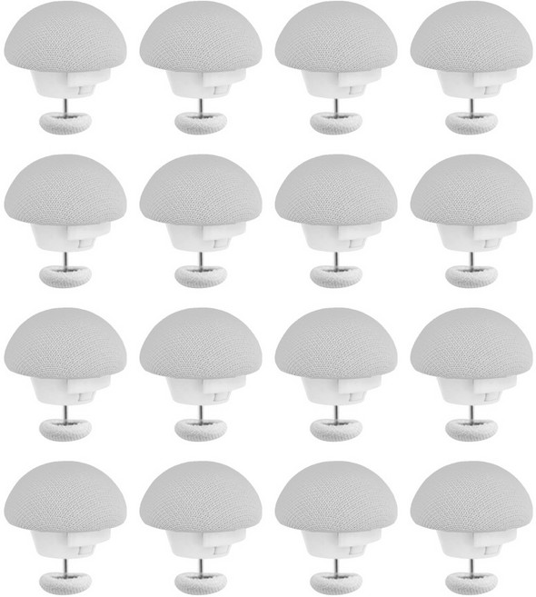 8+8기획 트리오즈 침대 고정핀 매트리스 이불 커버 밀림방지, 16개, 그레이