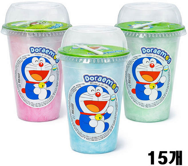 도라에몽 솜사탕 랜덤발송, 12g, 15개