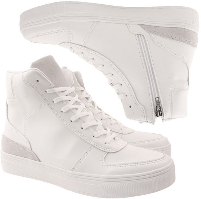 스톤 키높이 남성 하이탑 스니커즈 운동화