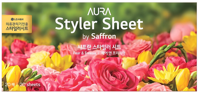 아우라 스타일러 시트 페어 앤 프리지아 본품, 1개, 페어앤프리지아