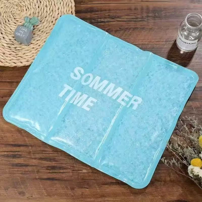 고급 사무실 시트 쿨링 쿠션 3D 젤 아이스 쿠션 학생용 통풍 쿠션 허리 편한 아이스 패드, 민트