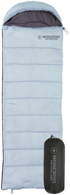 몽크로스 라보 사계절 캠핑 침낭 머미형, 블루, 1개