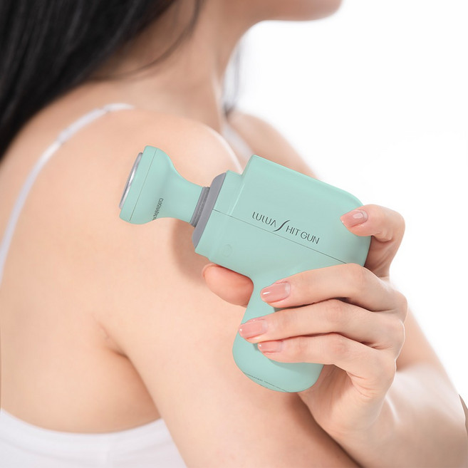 루루아 히트건 근막 괄사 림프 순환 마사지기, 민트, 1개